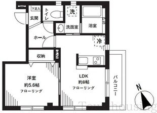 エレメンツ桃井の物件間取画像